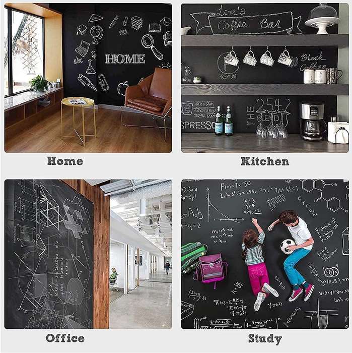 Blackboard Sticker Wall 2000mm X 600mm