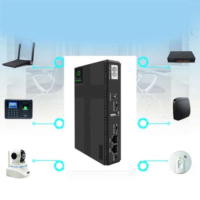 Mini Portable DC UPS 8800 mAh