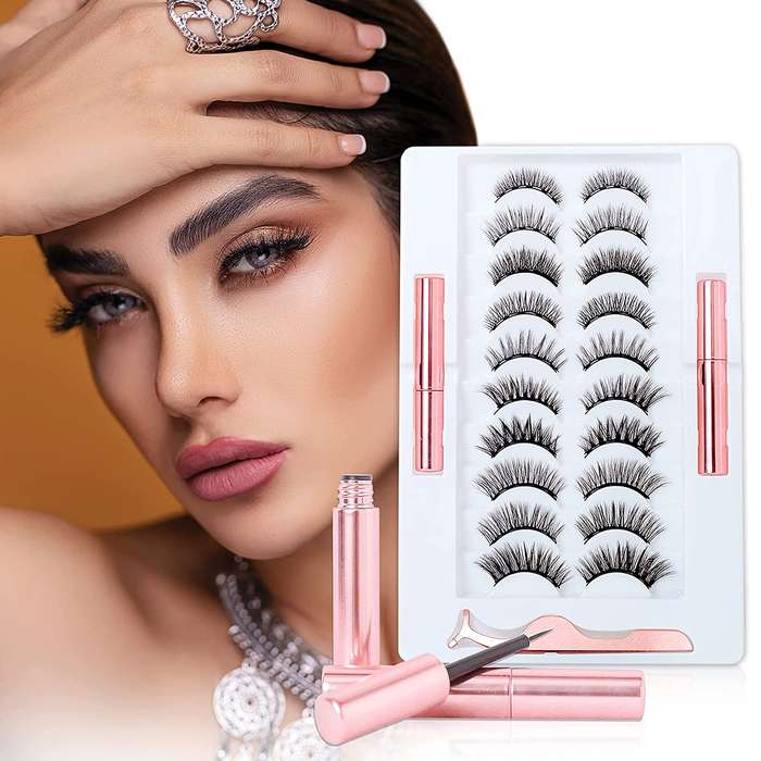 Eyelashes Handmade 3D False Eyelashes 5 Pairs