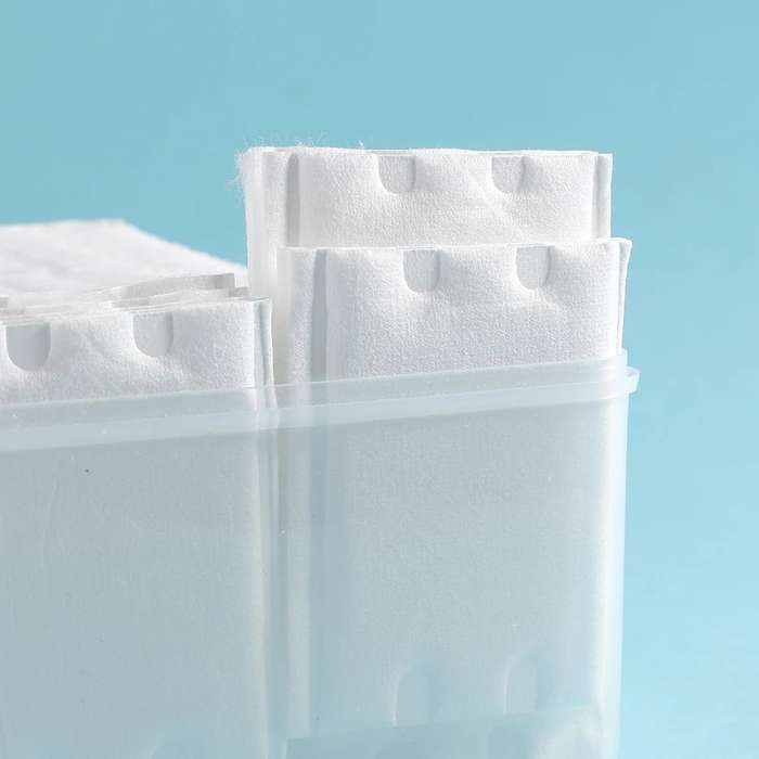 Makeup Remover Facial Cotton Pads 3 Ply Box Of 100 Incl Plastic Container Case