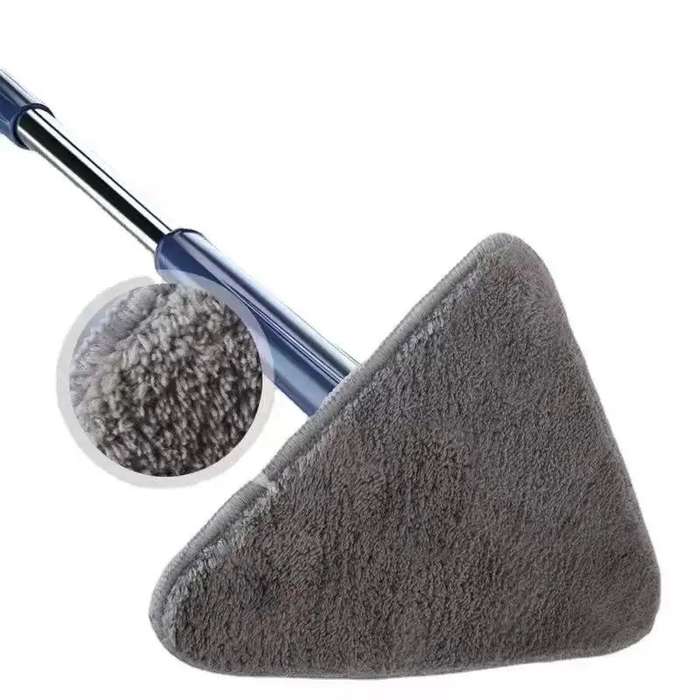 Rotatable Adjustable Triangle Cleaning Mop, 360° Microfiber Mop
