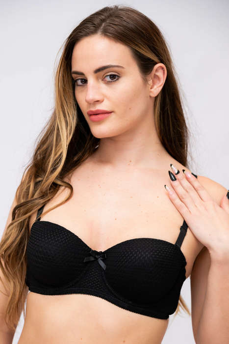 Serenity Luxury Padded Half Cup Bra With Underwire C Cup