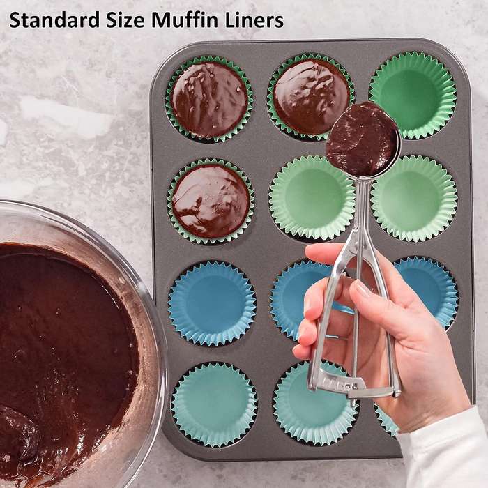 Muffin Cupcake Baking Cups Paper 1200 Cups Colour Pack