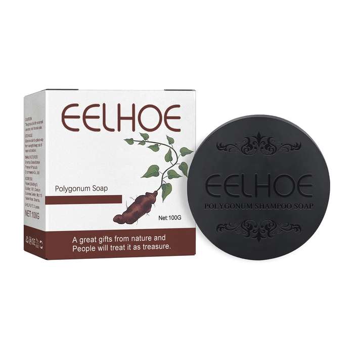 Hair Darkening Shampoo Soap Polygonum Multiflorum Bar 100g