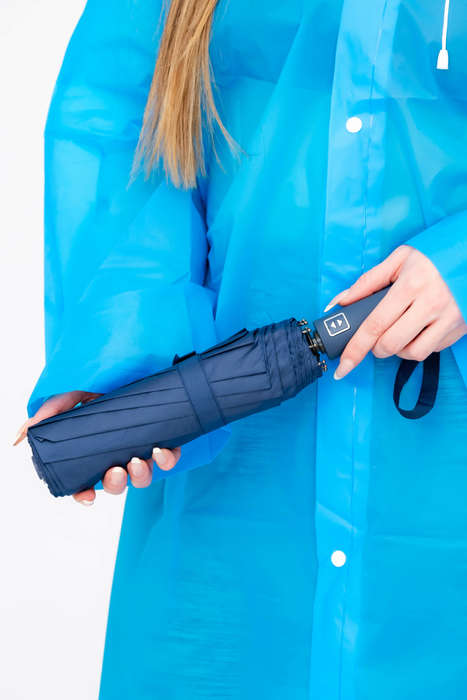 Travel Compact Automatic Close Umbrella Navy