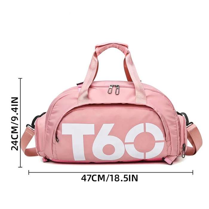 Unisex Outdoor Sport Bags Gym Duffle Bag Backpack T60