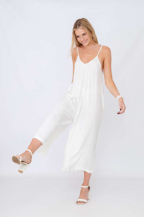 Ibiza Boho Harem Wide Leg Summer Jumpsuit With Pockets