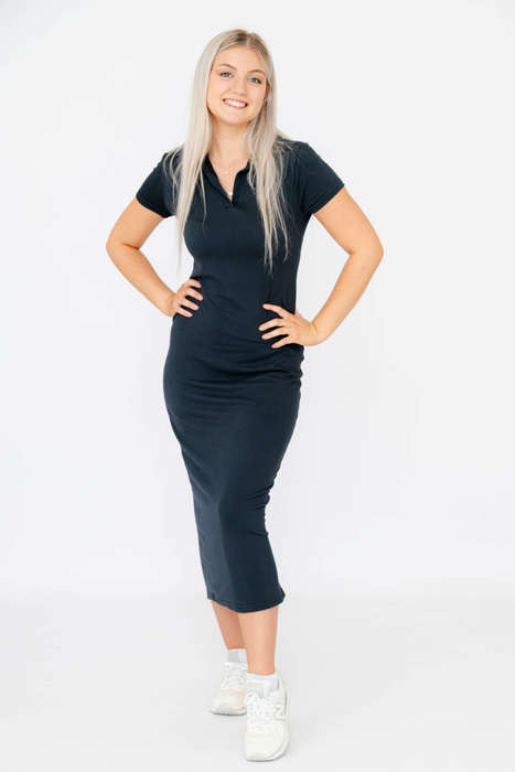 Zinnia Short Sleeve Color Summer Dress