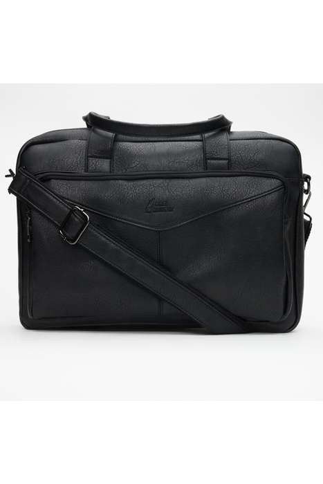 Camel Mountain Leather Luxury Laptop Bag