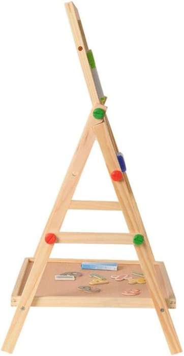 Free Standing Dbl Sided Drawing &amp; Writing Board With Accessories 650mm X 370mm