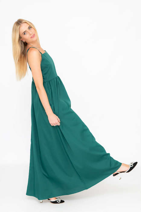 Jack Strappy Midaxi Summer Party Dress With Pockets