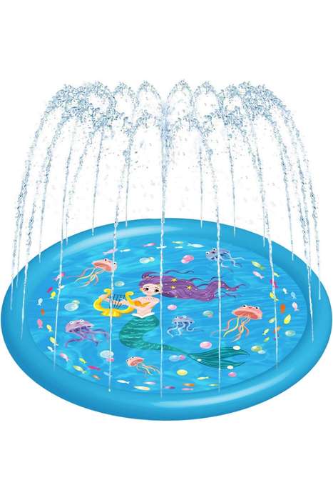 Splash Pad for Toddlers Baby Sprinkler Pool 170cm