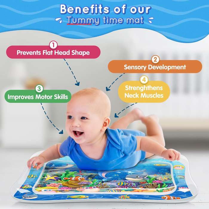 Senza® Tummy Time Mat Premium Baby Water Pool Mat