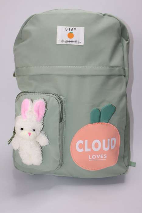 Teddy School Bag Nylon Multiple Compartment Back Pack For Mums &amp; Kids