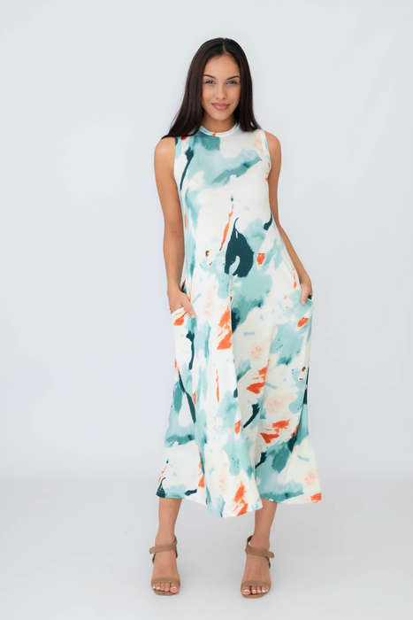 Somerset Sleeveless Maxi Dress With Pockets