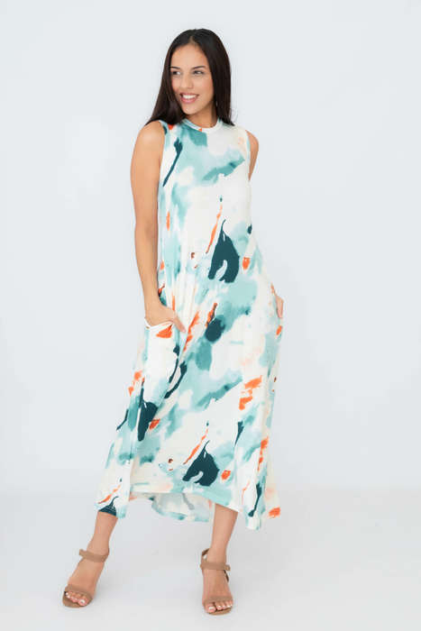 Somerset Sleeveless Maxi Dress With Pockets