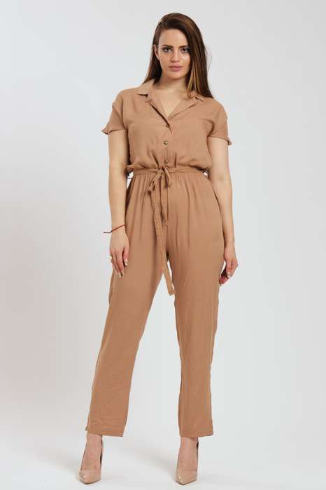 Frankie Summer Viscose Short Sleeve Jumpsuit