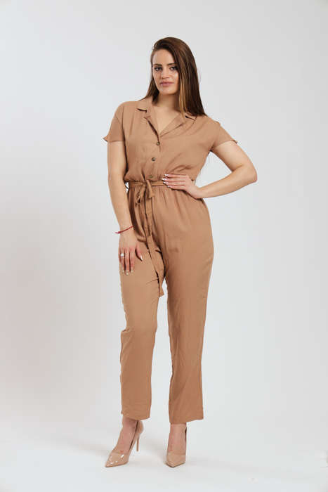 Frankie Summer Viscose Short Sleeve Jumpsuit
