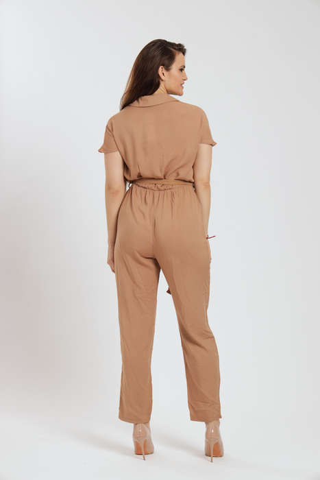 Frankie Summer Viscose Short Sleeve Jumpsuit