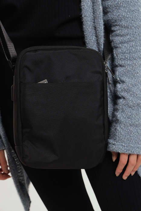 Powerland Anti Theft Sling Crossbody Bag Shoulder Mini  Backpack with USB Charging Port Waterproo...