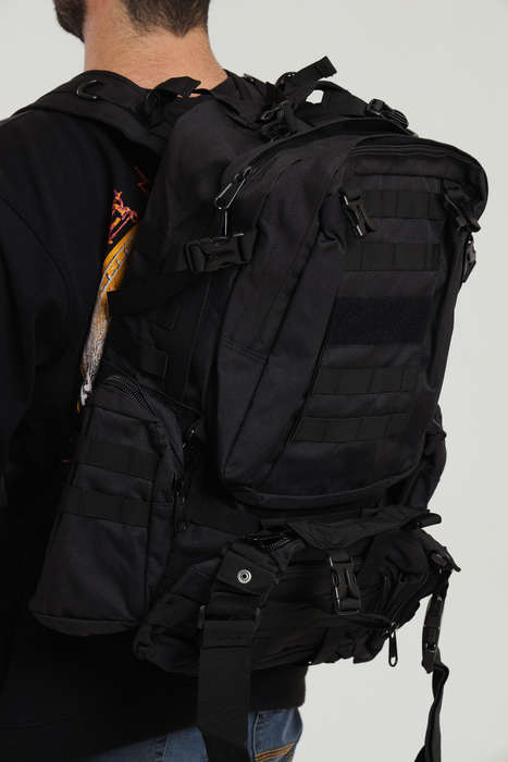 Senza 60L Heavy Duty Military Tactical Army Backpack With Multiple Compartments