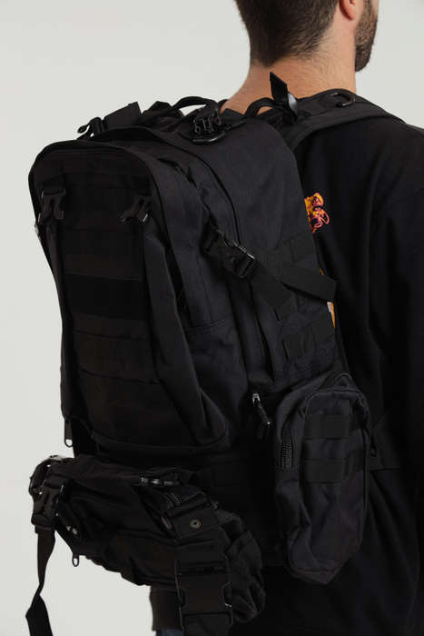 Senza 60L Heavy Duty Military Tactical Army Backpack With Multiple Compartments