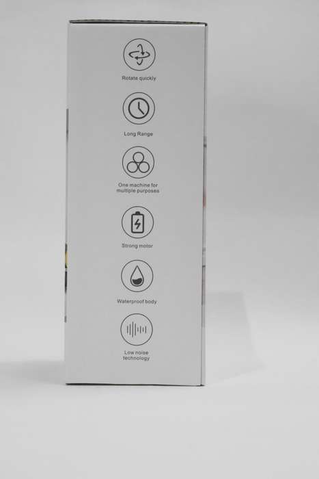 Rechargeable Electric Spin Magic Scrubber With 3 Heads &amp; LED Display