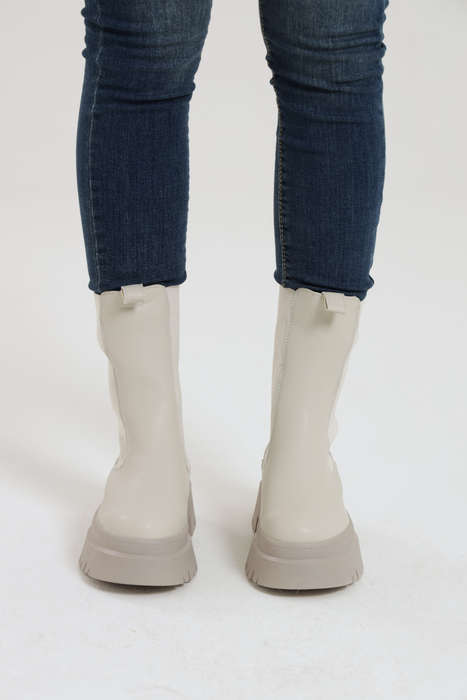 NewYorker Ladies Grey Chelsea Boots Mid Length