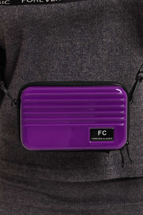 Forever Classic Women Mini Suitcase Cosmetic Sling Bag