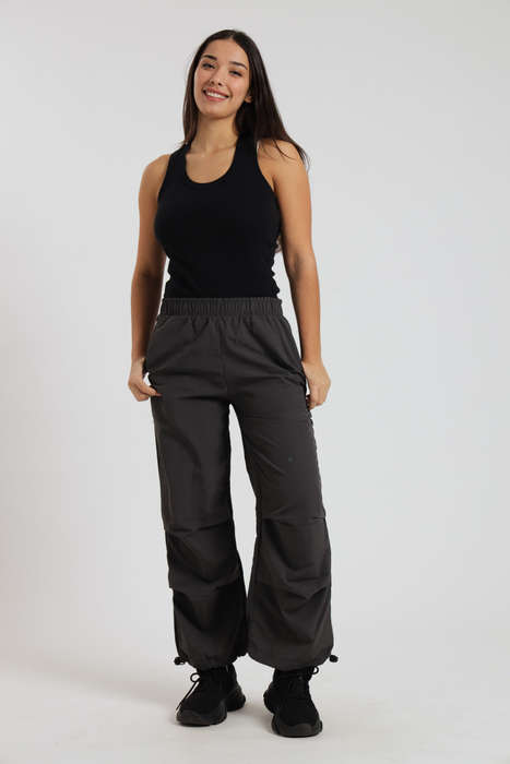Ladies Parachute Pants With Pockets