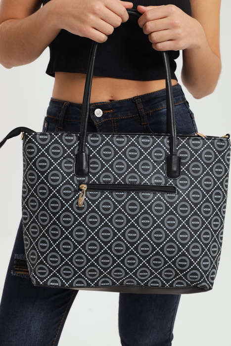 Ladies 3 Piece Set Faux Leather Handbag with Multiple Compartments