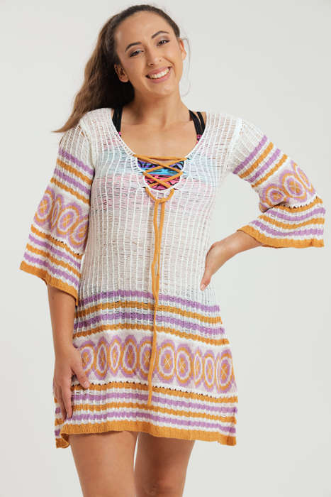 Ladies Cover Up Swimsuit Crochet Summer Bathing Suit Swimwear Knit Beach Dress
