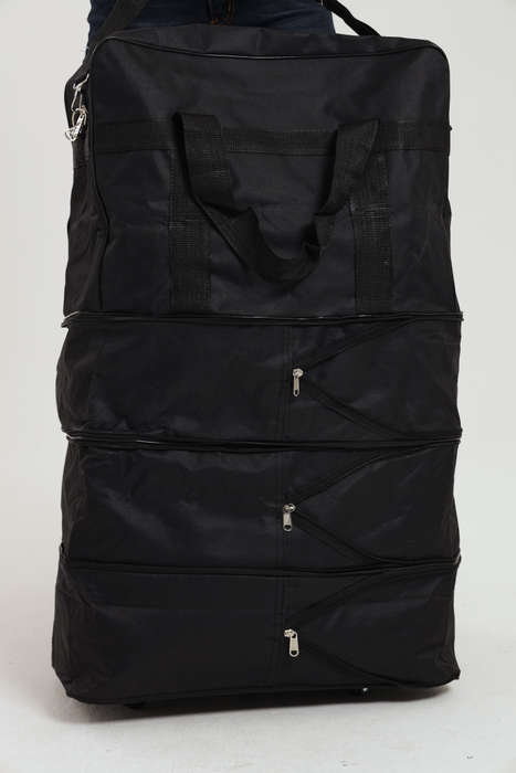 Senza Sport Large Expandable Trolley Duffle Waterproof Travel Luggage Bag