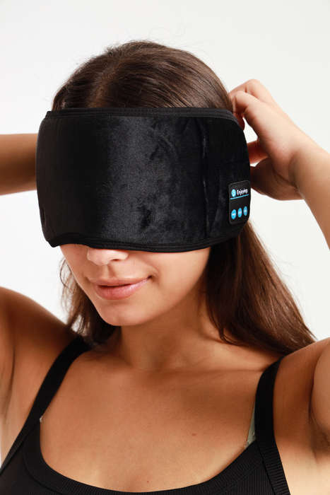 Sleeping Mask With Wireless Bluetooth Headphones