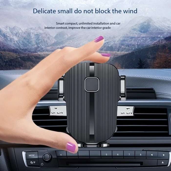 Air Vent Hook Auto Lock Phone Holder
