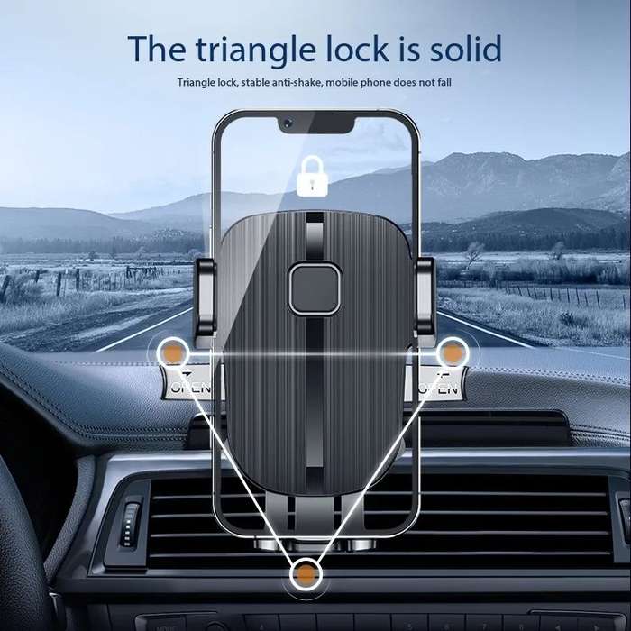 Air Vent Hook Auto Lock Phone Holder