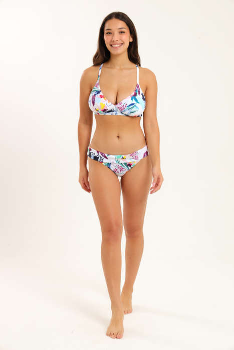 Senza® Paradiso 2 Piece Floral Halter Bikini Swimsuit