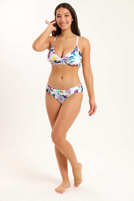 Senza® Paradiso 2 Piece Floral Halter Bikini Swimsuit