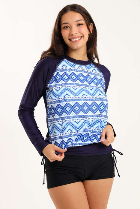 Senza®Ladies Long Sleeve Rash Sun Protection Swimwear Tops