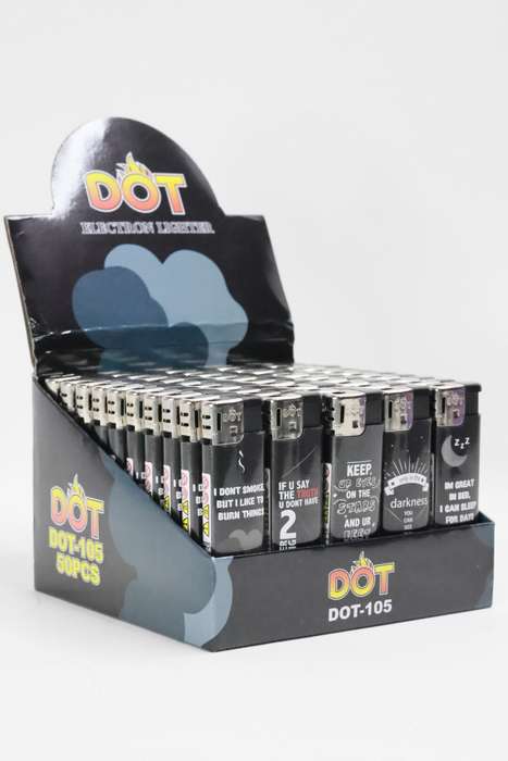 5 Pcs Electronic Refillable  Butane Gas Lighter
