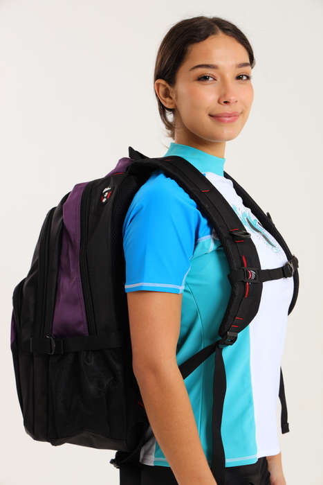 Camel Mountain Laptop Backpack School Bag with Multiple Compartments &amp; Free Water Bottle