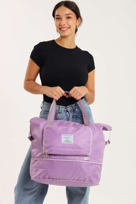 Large Capacity Folding Dry and Wet Separation Travel Sport Bag