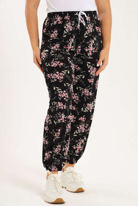 Senza® Casual Harem Wide Leg Everyday Printed Pants