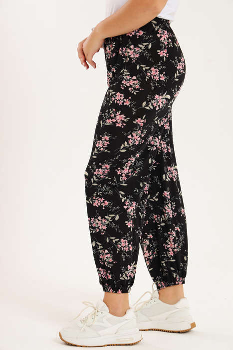 Senza® Casual Harem Wide Leg Everyday Printed Pants