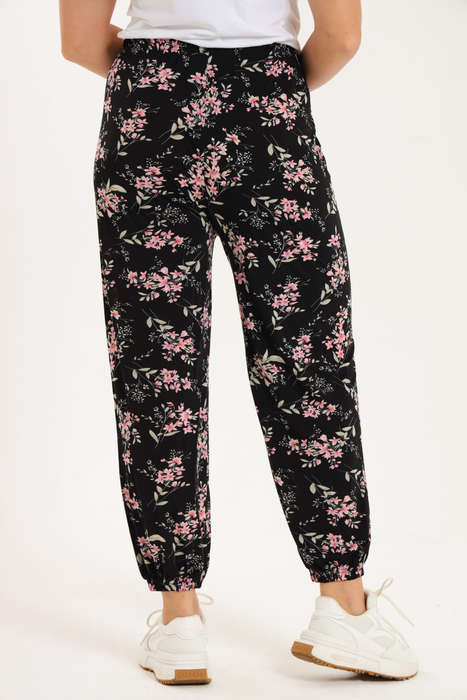 Senza® Casual Harem Wide Leg Everyday Printed Pants