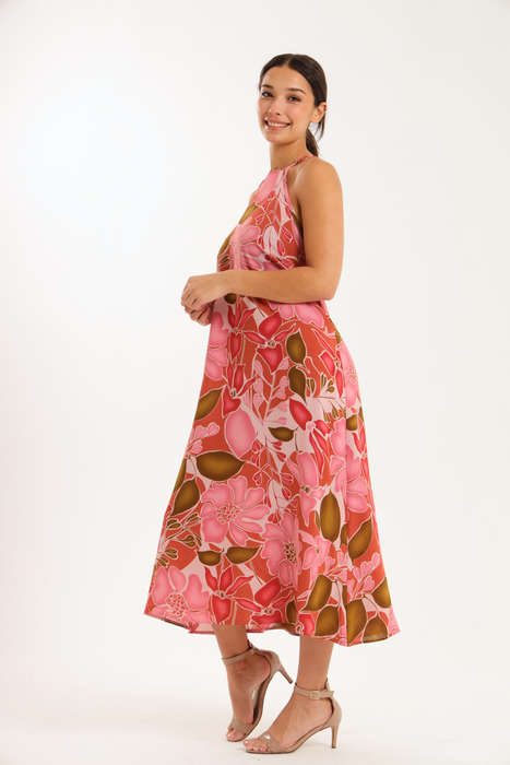 Blossom Flow Maxi Strappy Dress
