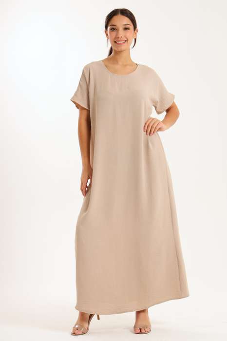 Jasmin Classic Maxi Short Sleeve Dress