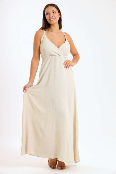 Juliana Strappy Maxi Dress With Pockets