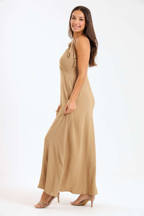 Juliana Strappy Maxi Dress With Pockets