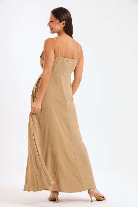 Juliana Strappy Maxi Dress With Pockets